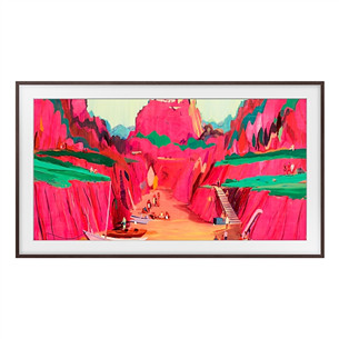 Samsung The Frame, 75'', brown - Customizable TV frame