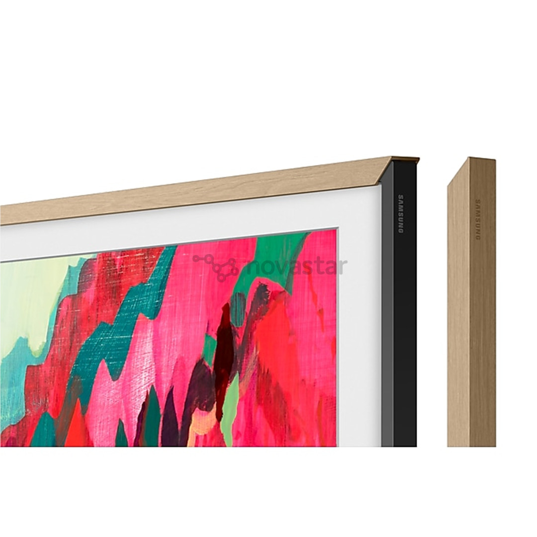 Samsung The Frame, 65'', teak - Customizable TV frame