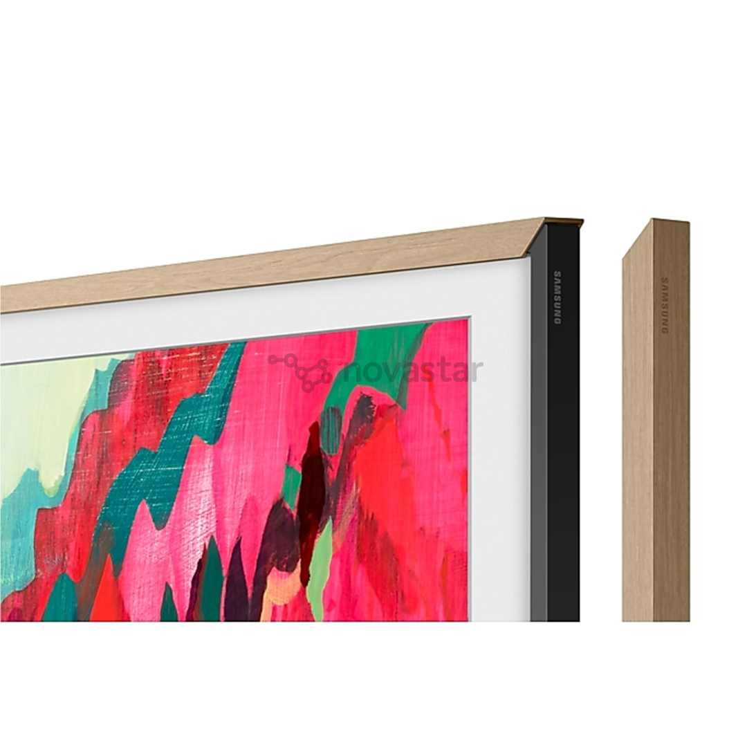 Samsung The Frame, 65'', teak - Customizable TV frame