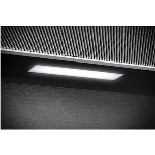 Hisense, 450 m³/h, width 60 cm, black - Built-in cooker hood