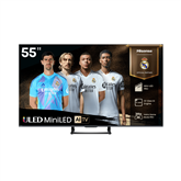 Hisense U7Q, 55'', 4K UHD, Mini LED, black - TV