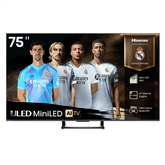 Hisense U7Q, 75'', 4K UHD, Mini LED, black - TV