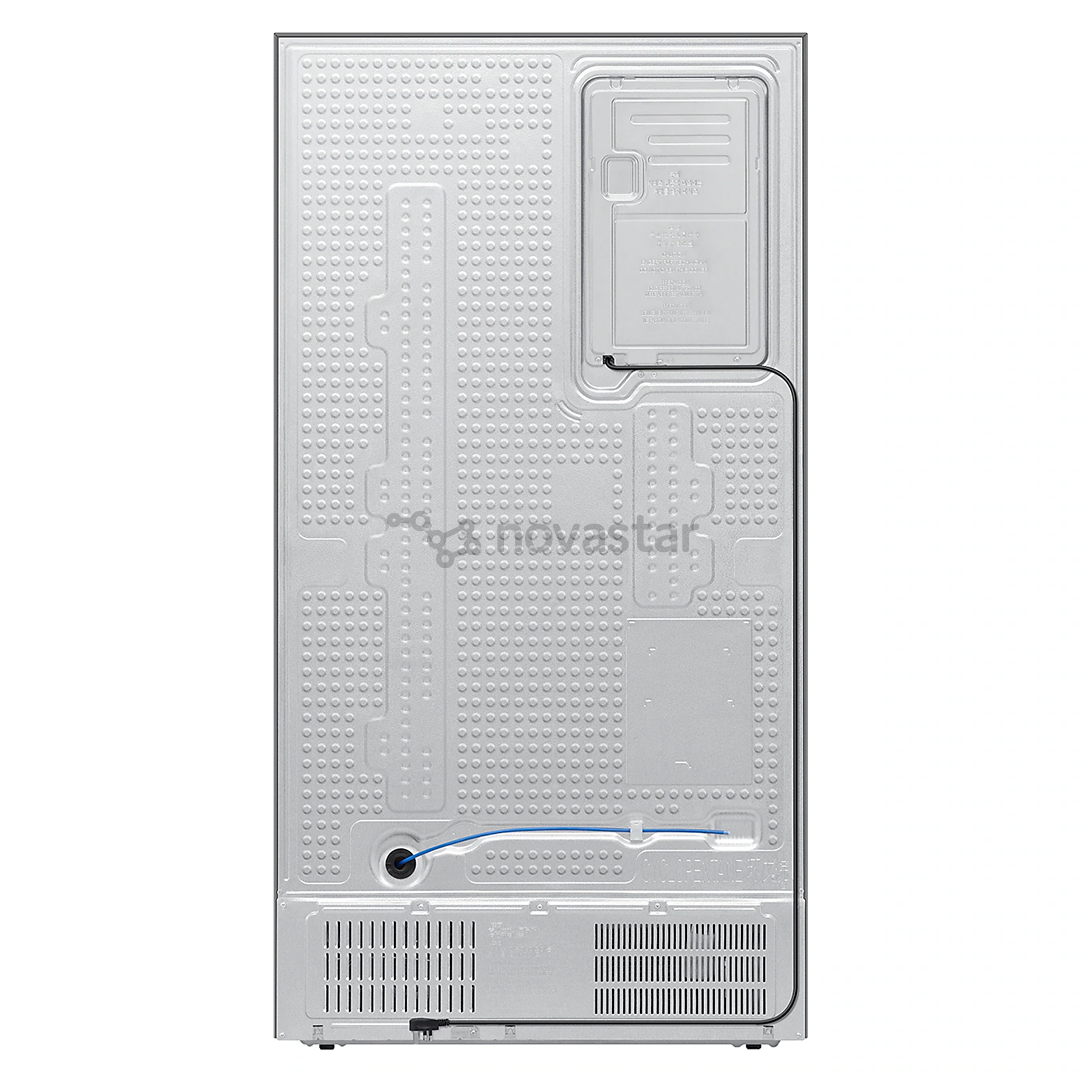 Samsung Bespoke AI Family Hub+, Twin Cooling Plus™, 614 л, высота 179 см, черный - SBS-холодильник