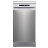 Hisense, 11 place settings, width 44,8 cm, grey - Free standing dishwasher