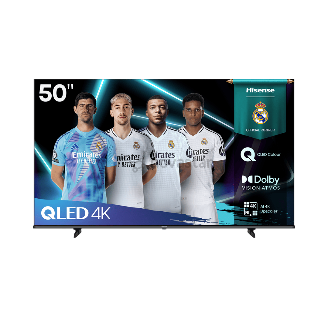 Hisense E7Q, 50'', 4K UHD, QLED, черный - Телевизор