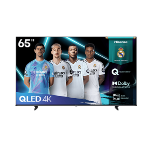 Hisense E7Q, 65'', 4K UHD, QLED, black - TV 65E7Q