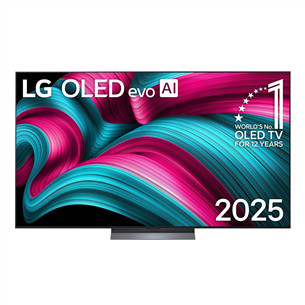 LG OLED evo AI C5, 77'', 4K UHD, OLED, черный - Телевизор OLED77C52LA.AEU