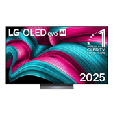 LG OLED evo AI C5, 65'', 4K UHD, OLED, black - TV