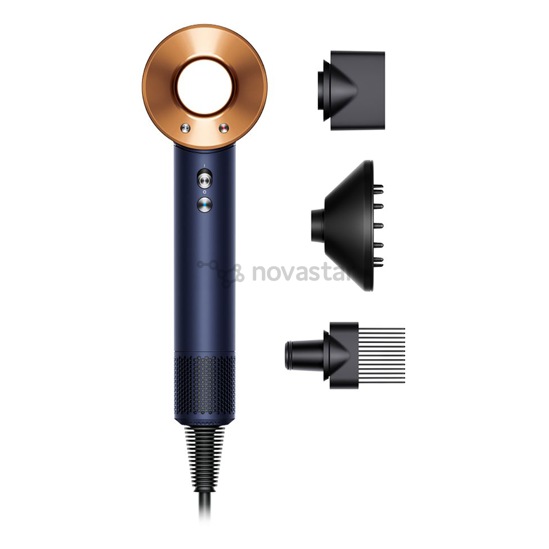 Dyson Supersonic Curly+Coily, 1600 Вт, синий/медный - Фен