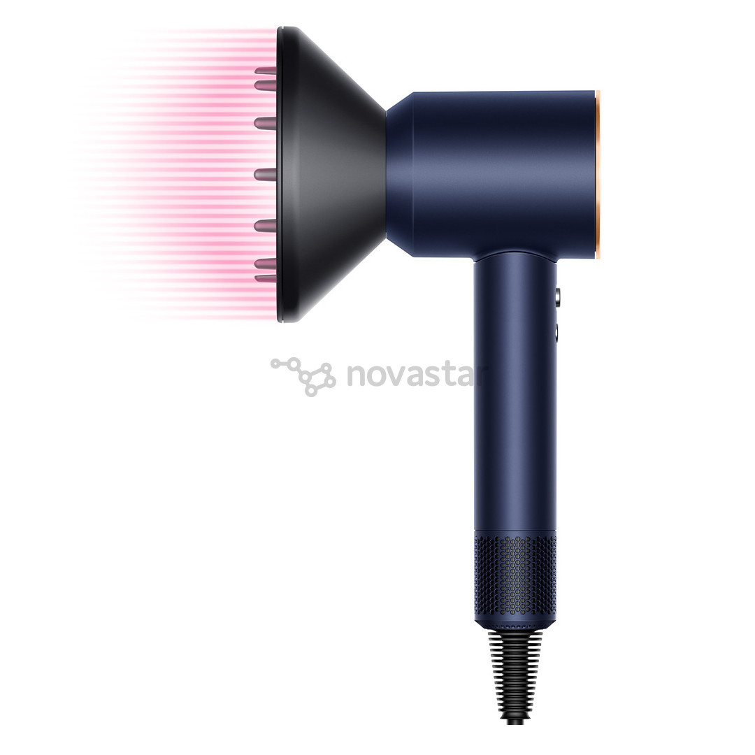 Dyson Supersonic Curly+Coily, 1600 W, mėlynas/vario spalvos - Plaukų džiovintuvas