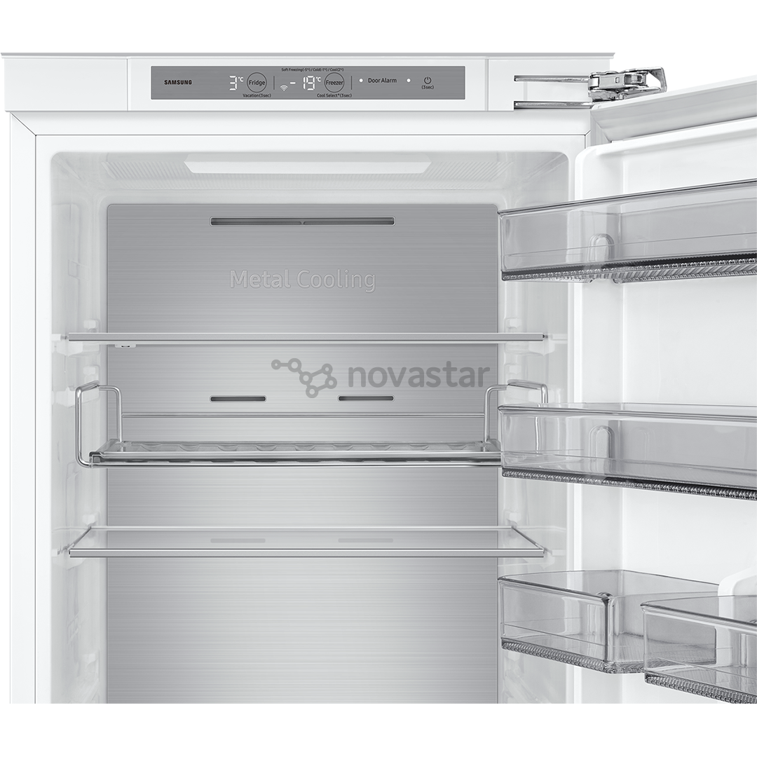 Samsung, NoFrost, 298 л, высота 194 см - Интегрируемый холодильник