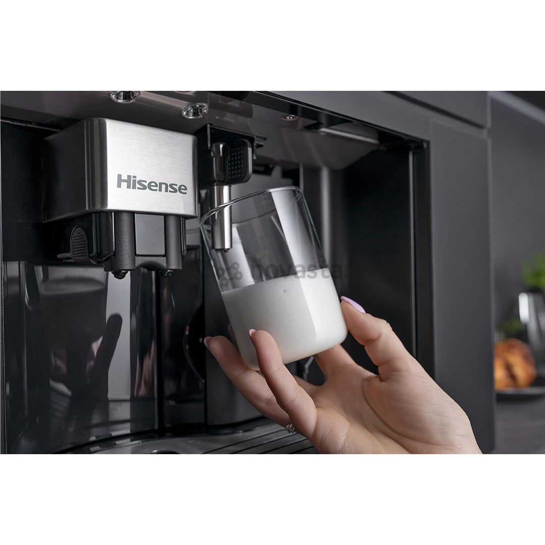 Hisense, черный - Интегрируемая кофемашина