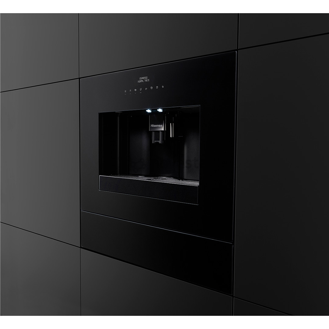 Hisense, черный - Интегрируемая кофемашина