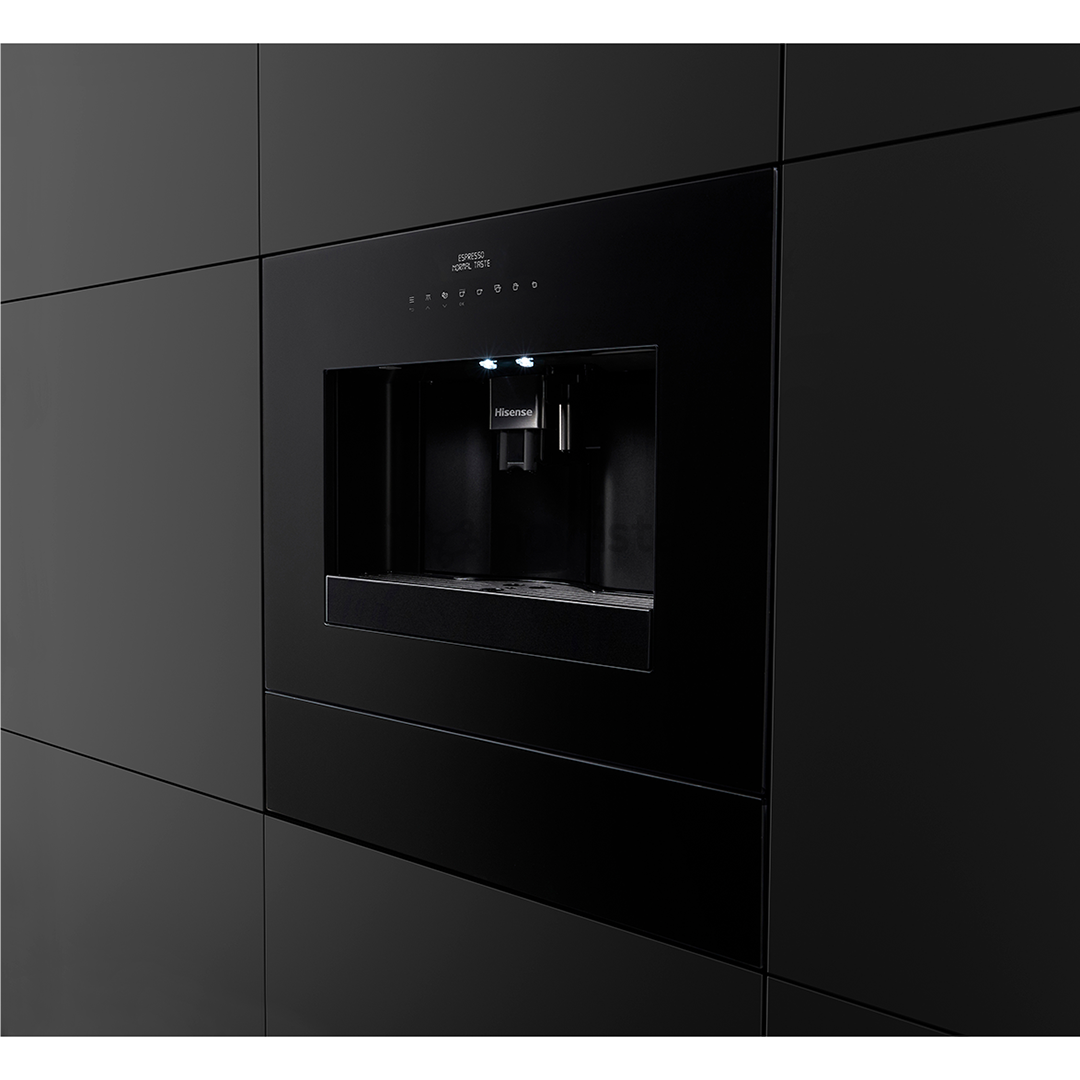 Hisense, black - Built-in espresso machine