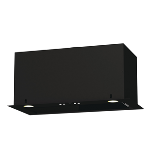 Hisense, 650 m³/val., plotis 60 cm, juodas - Įmontuojamas gartraukis CH6BI3GB