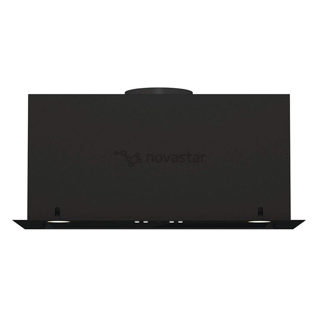 Hisense, 650 m³/val., plotis 60 cm, juodas - Įmontuojamas gartraukis