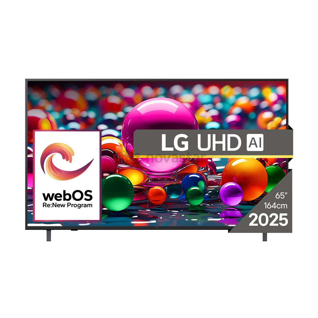 LG UHD AI UA75, 65'', 4K UHD, LED LCD, juodas - Televizorius