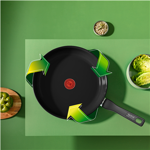 Tefal Renew, 24 cm, black - Frypan