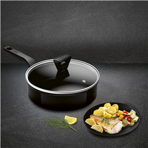 Tefal Renew, 24 cm, black - Sauté pan