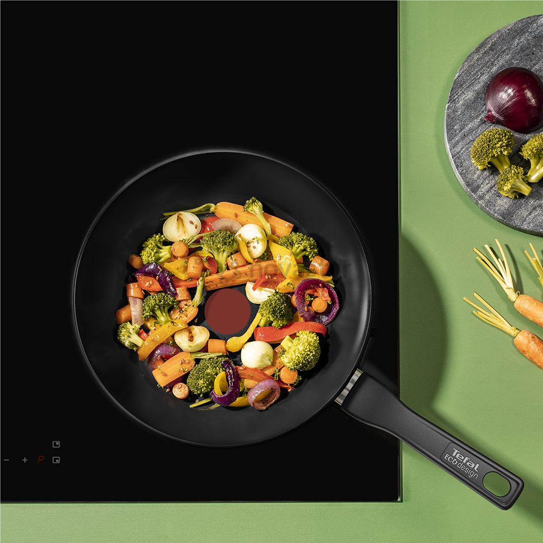 Tefal Renew, 28 cm, black - Wok pan