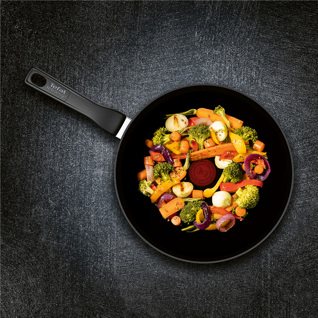Tefal Renew, 28 см, черный - Сковорода для вока