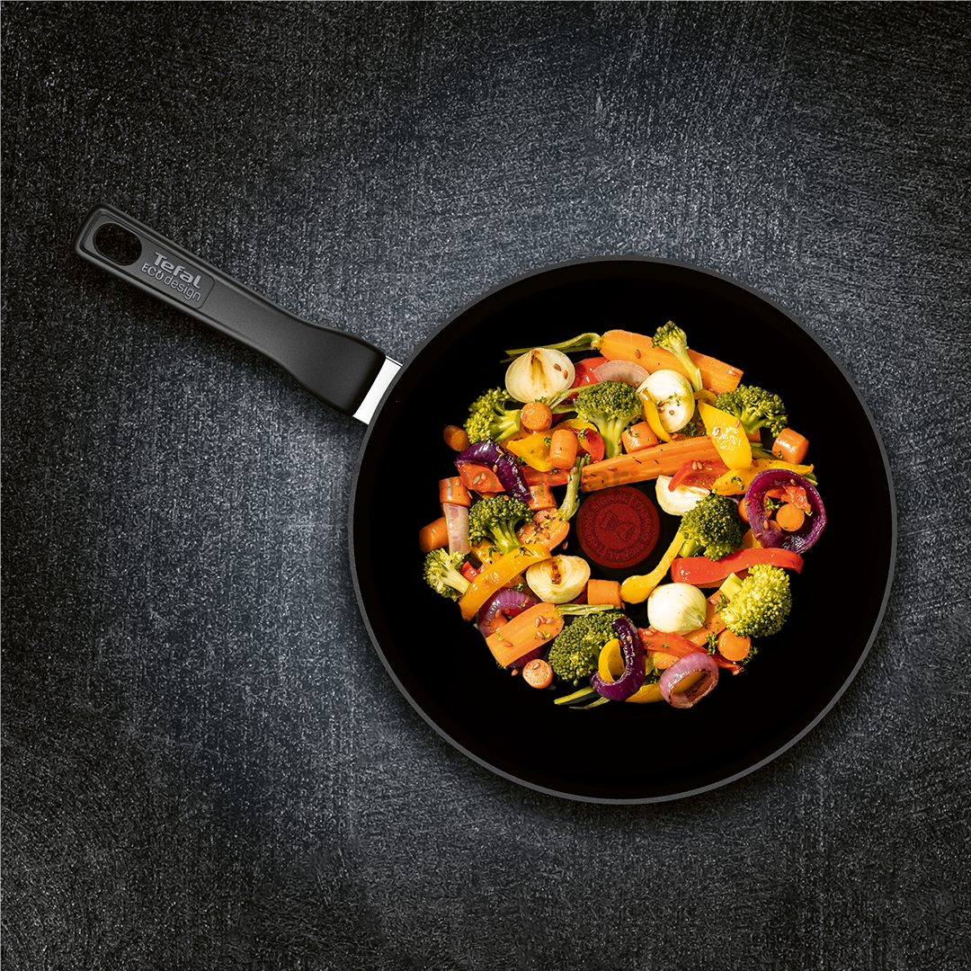 Tefal Renew, 28 cm, black - Wok pan