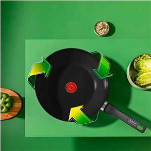Tefal Renew, 28 cm, black - Wok pan