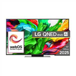 LG QNED86 evo AI, 55'', 4K UHD, QNED, Mini LED, черный - Телевизор 55QNED86A3A.AEU