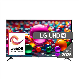 LG UHD AI UA75, 86'', 4K UHD, LED LCD, черный - Телевизор 86UA75006LA.AEUQ