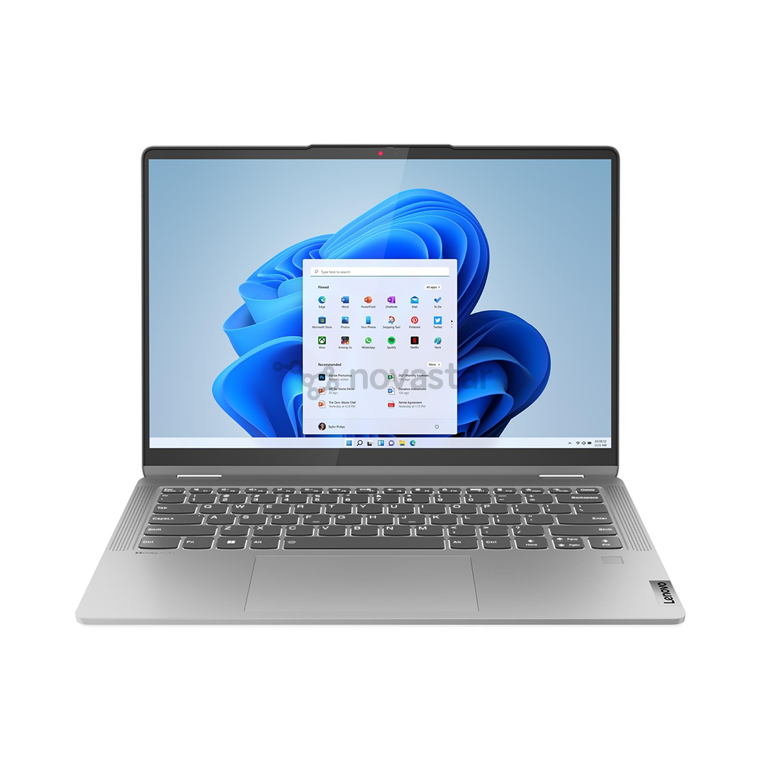 Lenovo IdeaPad Flex 5 14ABR8, 14'', WUXGA, Ryzen 7, 16 GB, 512 GB, ENG, pilkas - Nešiojamas kompiuteris