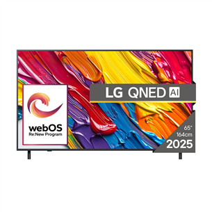 LG QNED82 AI, 65'', 4K UHD, QNED, black - TV 65QNED82A3B.AEU