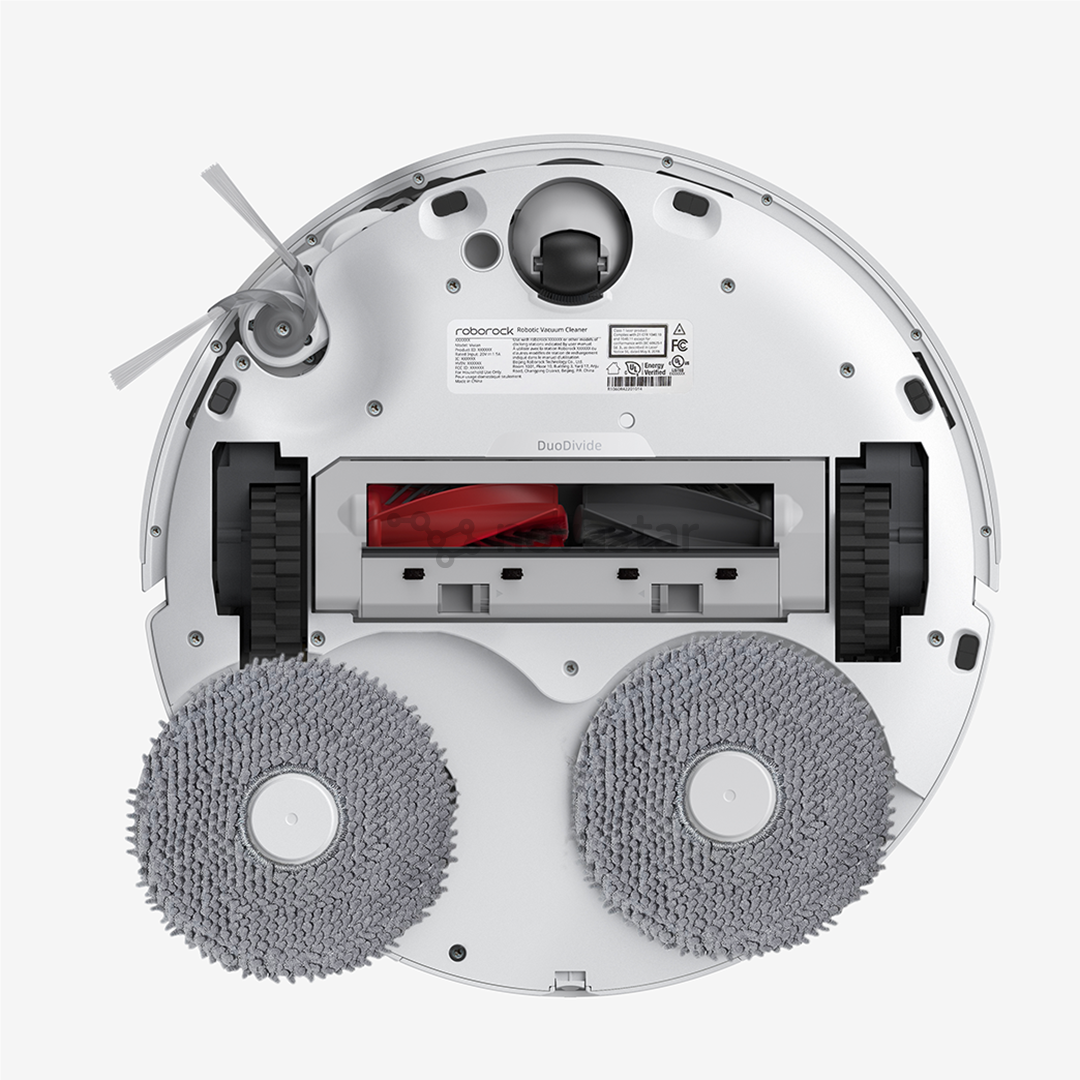 Roborock QRevo Curv, wet & dry, baltas - Dulkių siurblys robotas