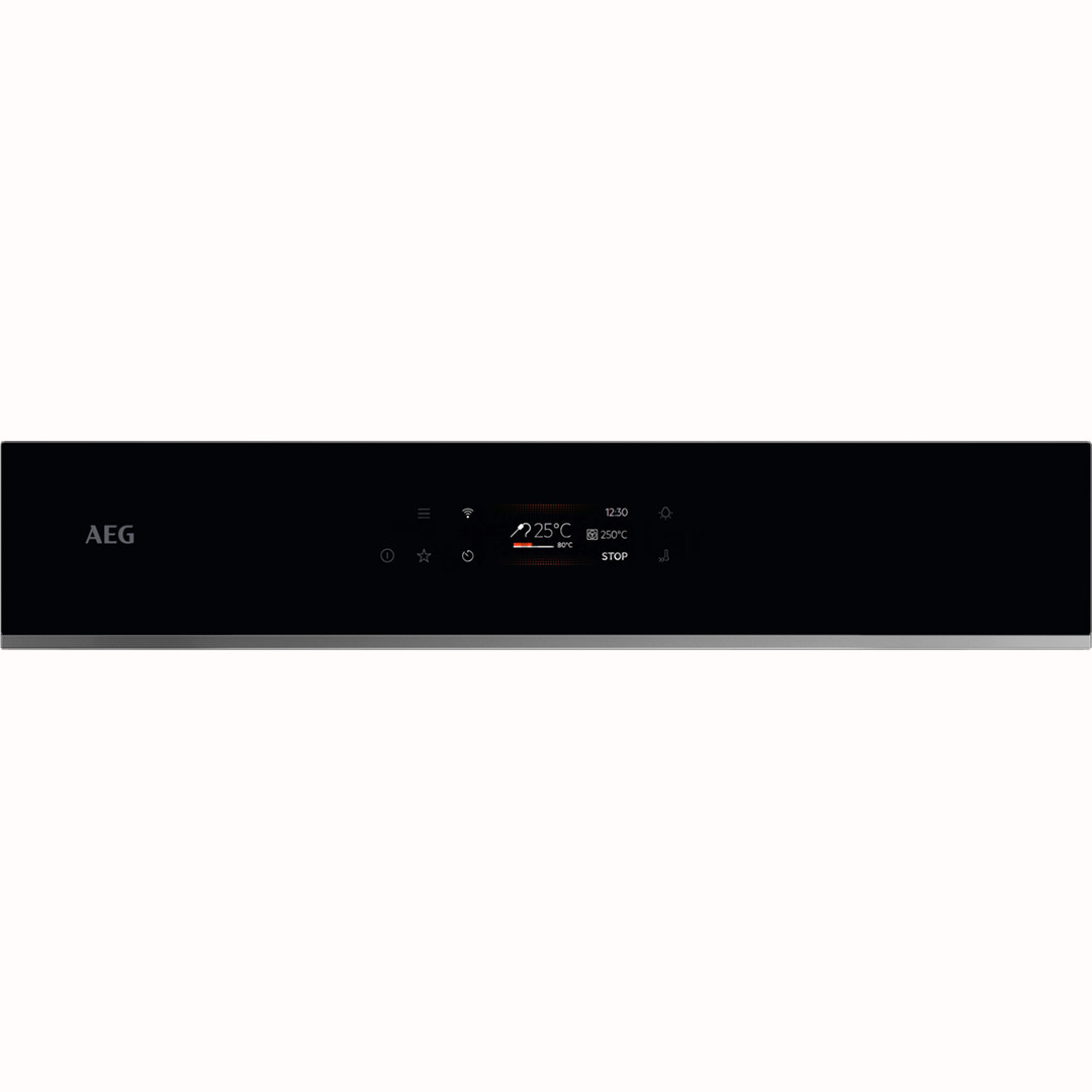 AEG 7000 Series MealAssist, 71 л, пиролитическая очистка, черный - Интегрируемый духовой шкаф