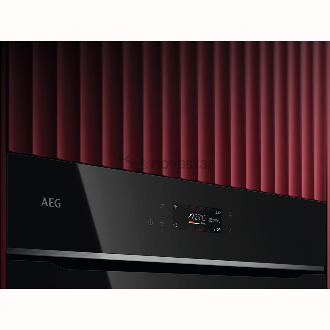 AEG 7000 Series MealAssist, 71 л, пиролитическая очистка, черный - Интегрируемый духовой шкаф