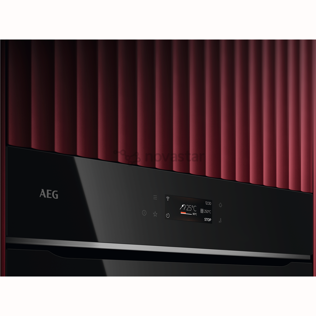 AEG 7000 Series MealAssist, 71 L, pirolizė, juoda - Įmontuojama orkaitė