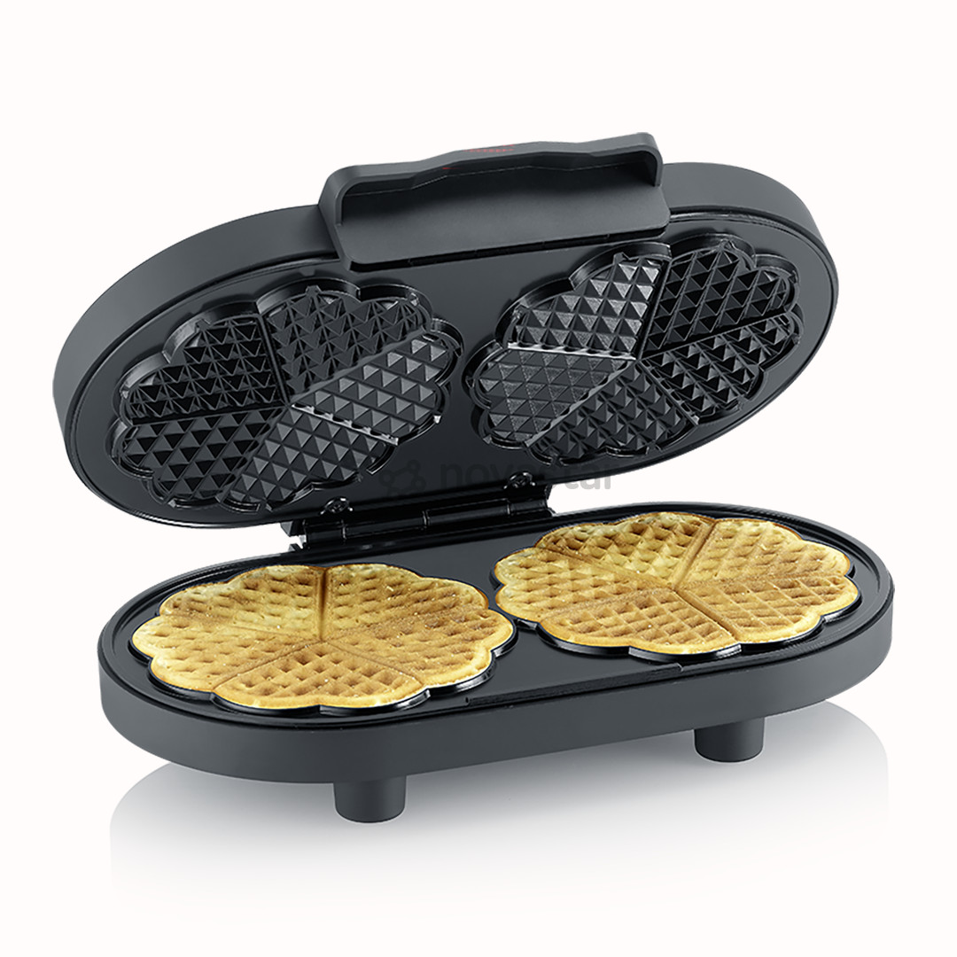 Severin, 1200 W, black - Waffle maker