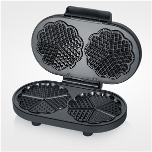 Severin, 1200 W, black - Waffle maker