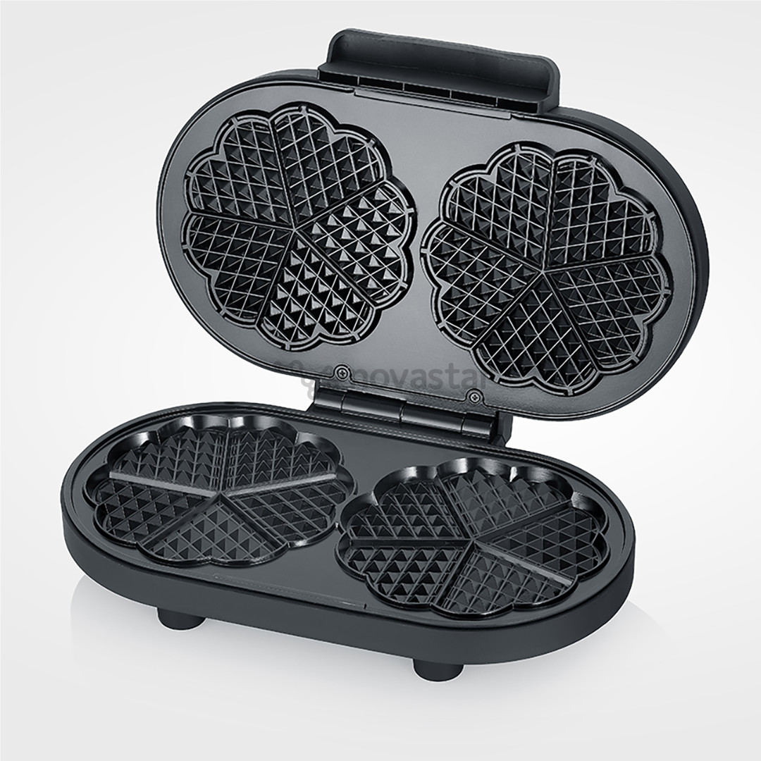 Severin, 1200 W, black - Waffle maker
