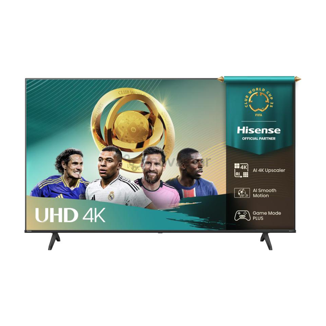 Hisense A6Q, 43'', 4K UHD, LED LCD, juodas - Televizorius