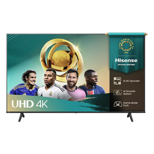 Hisense A6Q, 50'', 4K UHD, LED LCD, juodas - Televizorius 50A6Q