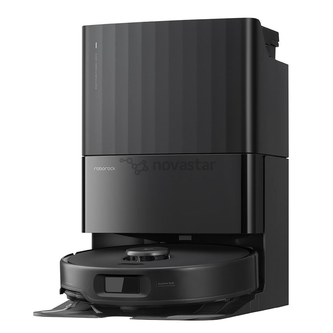 Roborock Q Revo Edge 5V1, wet & dry, juodas - Dulkių siurblys robotas