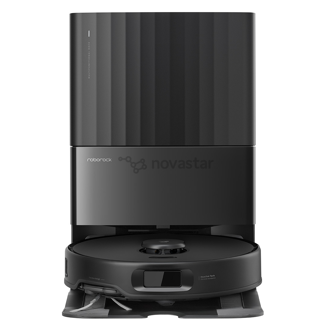 Roborock Q Revo Edge 5V1, wet & dry, juodas - Dulkių siurblys robotas