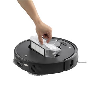 Roborock Q Revo Edge 5V1, wet & dry, juodas - Dulkių siurblys robotas