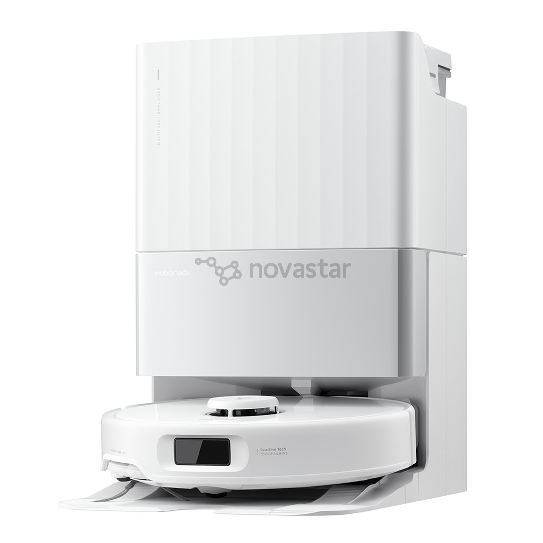 Roborock Q Revo Edge 5V1, wet & dry, baltas - Dulkių siurblys robotas