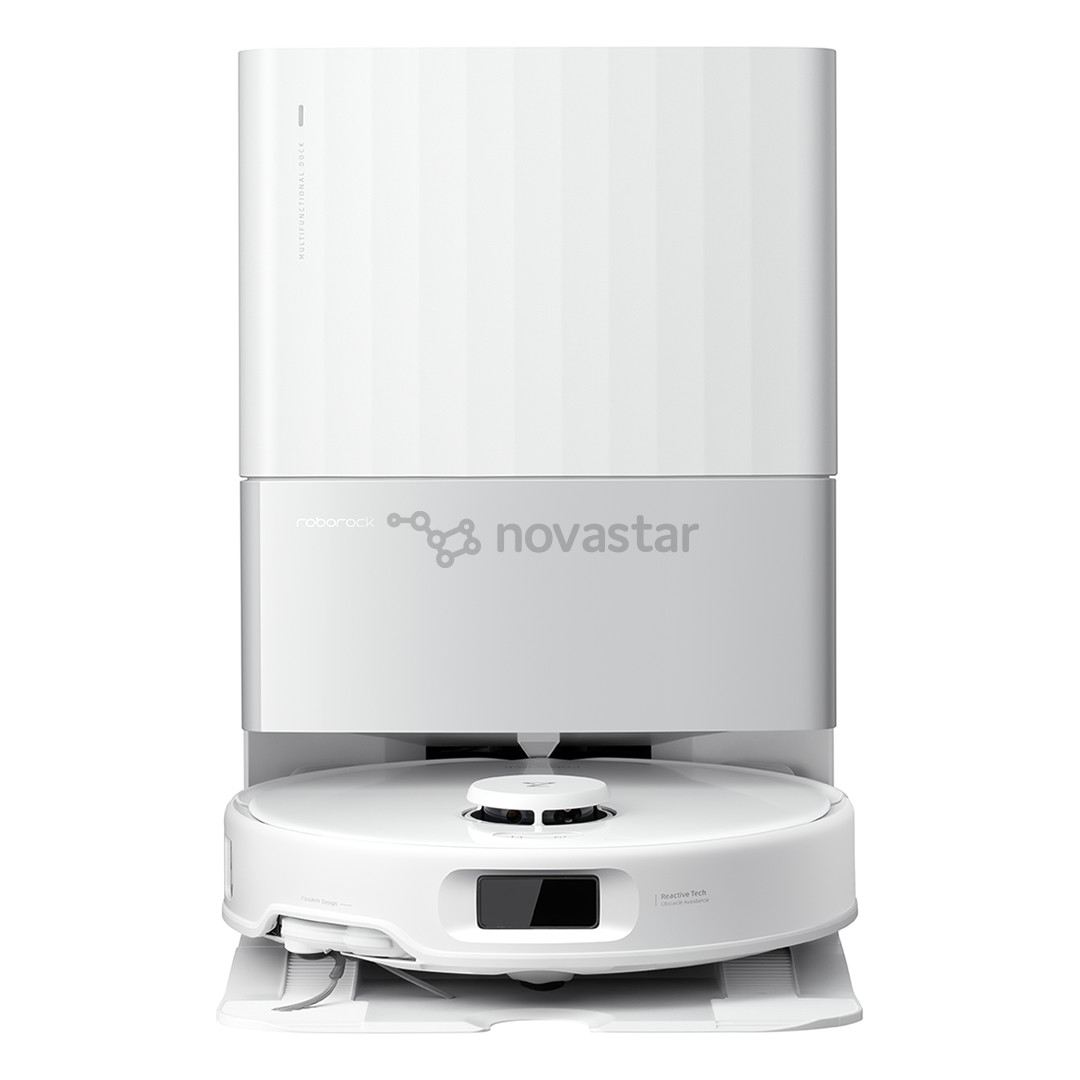 Roborock Q Revo Edge 5V1, wet & dry, baltas - Dulkių siurblys robotas