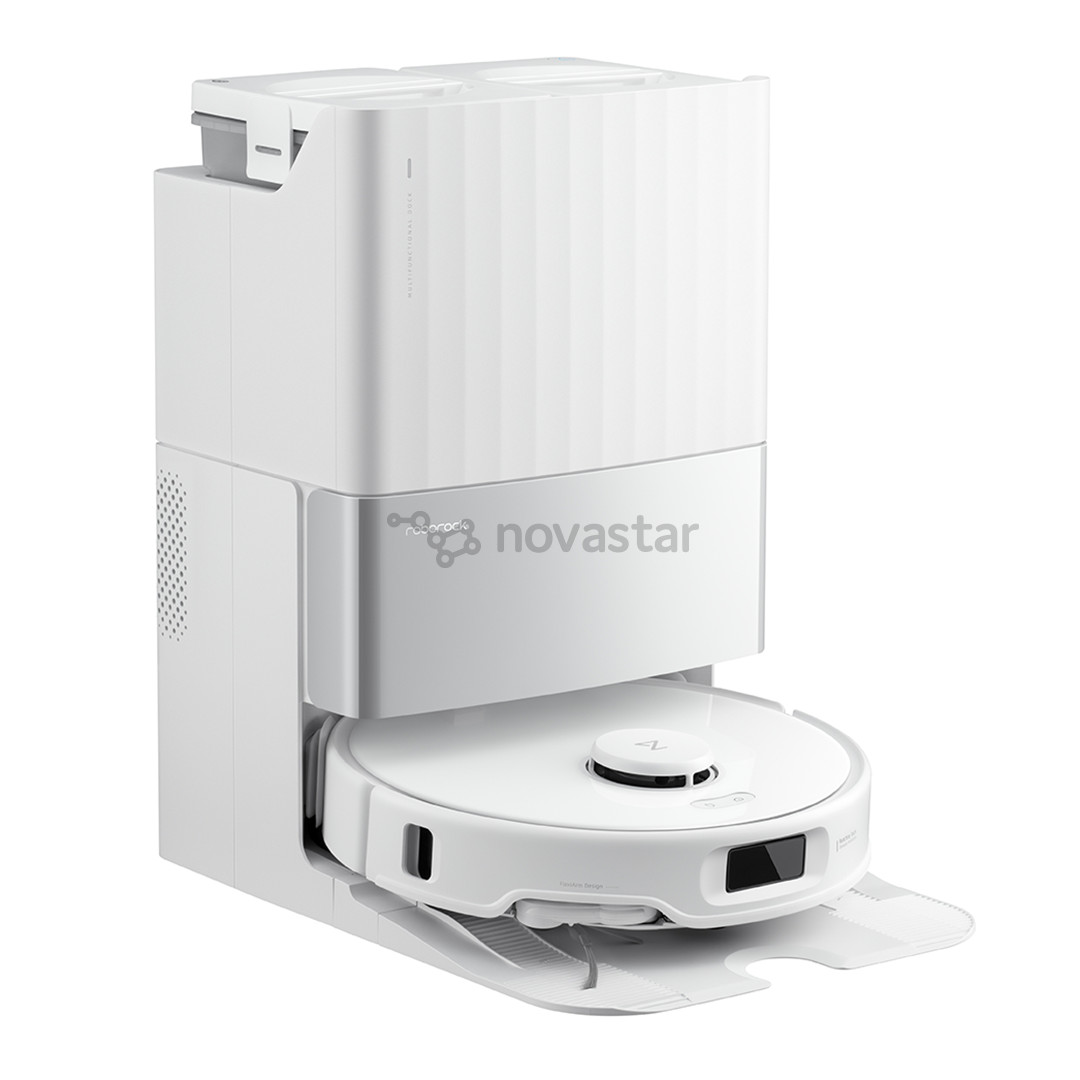 Roborock Q Revo Edge 5V1, wet & dry, baltas - Dulkių siurblys robotas