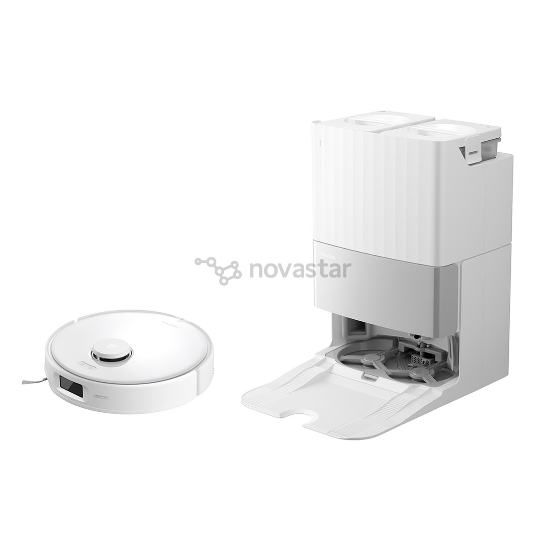 Roborock Q Revo Edge 5V1, wet & dry, baltas - Dulkių siurblys robotas