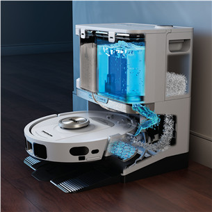 Shark PowerDetect NeverTouch Pro, сухая и влажная уборка, белый - Робот-пылесос