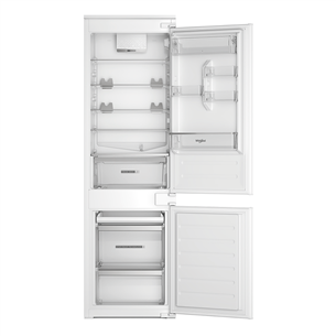 Whirlpool, 268 л, высота 177 см - Интегрируемый холодильник WHC18D011C1SF