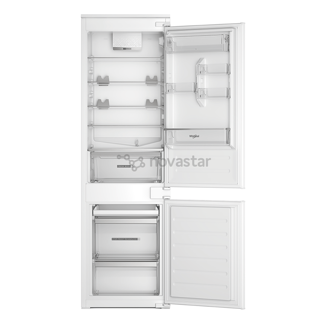Whirlpool, 268 л, высота 177 см - Интегрируемый холодильник